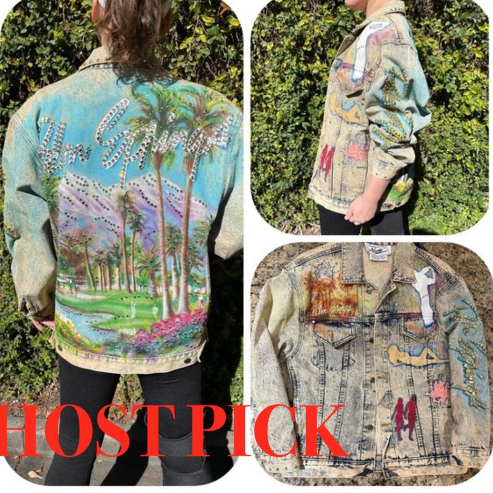 Auc Tony Alamo Vintage Palm Spring Denim Jacket